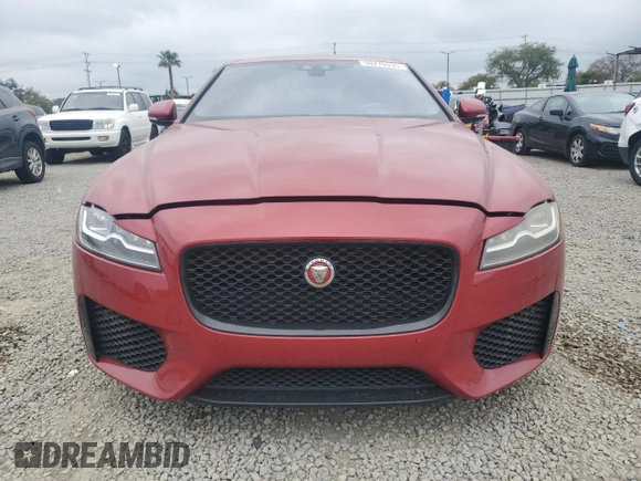 2018 Jaguar XF with VIN SAJBG4FV8JCY69204, listed as a Copart auction lot 50270335 with 45,243 mi miles and Salvage Title. Bid and sale history available at DreamBid. Image 5.
