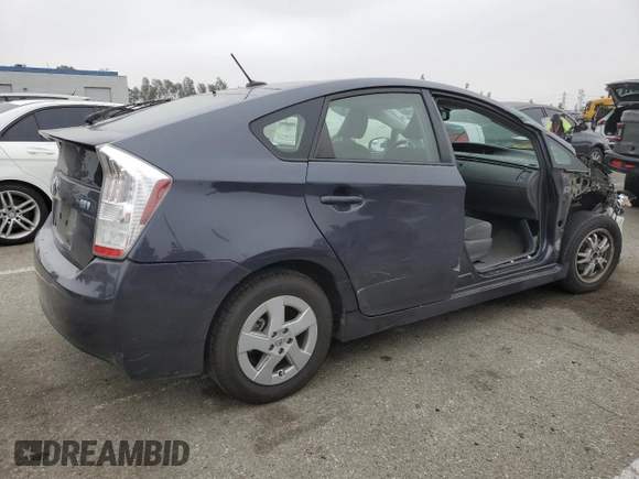 2011 Toyota Prius I with VIN JTDKN3DU0B1450673, listed as a Copart auction lot 55628305 with 152,244 mi miles and Salvage Title. Bid and sale history available at DreamBid. Image 3.