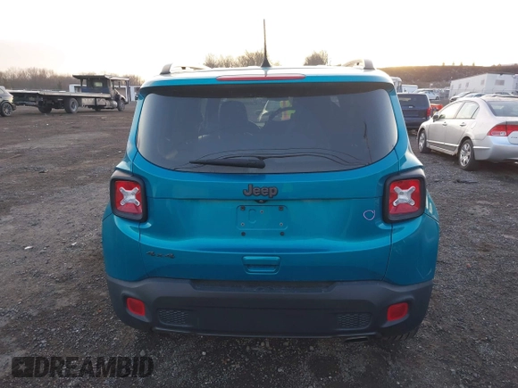 2021 Jeep Renegade Latitude with VIN ZACNJDBB7MPM53764, listed as a IAAI auction lot 41364522 with 58,457 mi miles. Bid and sale history available at carsss.com. Image 16.