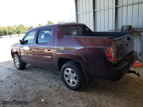 2008 Honda Ridgeline RTL with VIN 2HJYK16548H530433, listed as a Copart auction lot 71927024 with 0 mi miles and Salvage Title. Bid and sale history available at carsss.com. Image 2.