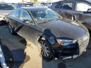 2015 Audi A3 2.0T Premium Plus with VIN WAUEFGFF9F1010227, listed as a Copart auction lot 41621014 with 99,378 mi miles. Bid and sale history available at carsss.com. Image 4.