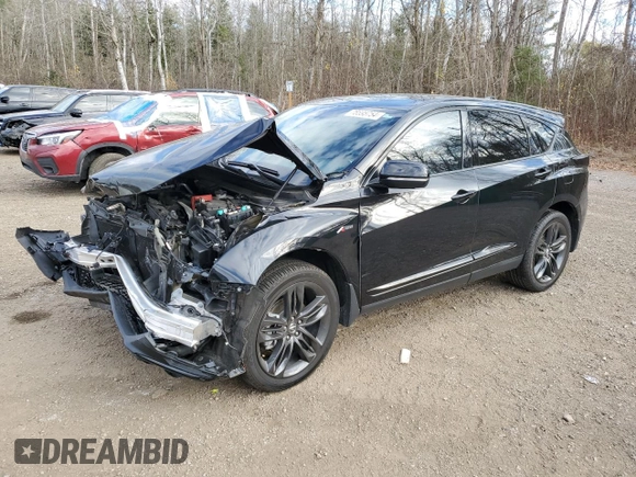 2023 Acura RDX w/A-Spec Package with VIN 5J8TC2H66PL802572, listed as a Copart auction lot 78595754 with Not provided miles and Salvage title. Bid and sale history available at DreamBid. Image 1.