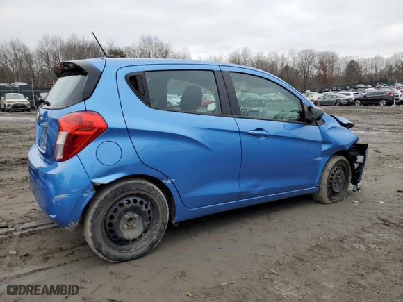 2017 Chevrolet Spark LS with VIN KL8CA6SA3HC721290, listed as a Copart auction lot 54197574 with 44,970 mi miles and Salvage Title. Bid and sale history available at carsss.com. Image 3.