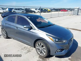 2019 Hyundai Accent Limited with VIN 3KPC34A3XKE069177, listed as a IAAI auction lot 40821291 with 90,855 mi miles. Bid and sale history available at carsss.com. Image 1.
