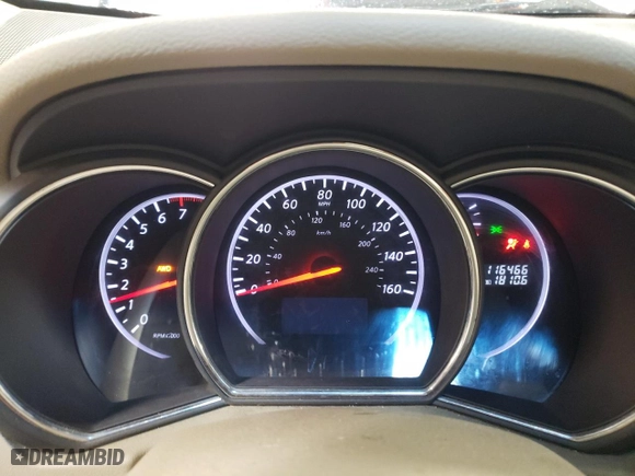 2012 Nissan Murano SL with VIN JN8AZ1MW2CW204528, listed as a Copart auction lot 47390035 with 116,466 mi miles and Salvage Title. Bid and sale history available at carsss.com. Image 9.