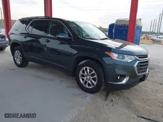 2018 Chevrolet Traverse LT Cloth with VIN 1GNERGKW3JJ275967, listed as a IAAI auction lot 41307855 with 136,207 mi miles. Bid and sale history available at carsss.com. Image 1.