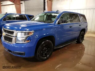 2017 Chevrolet Tahoe Commercial with VIN 1GNSKDECXHR309874, listed as a Copart auction lot 44195585 with 145,235 mi miles and Clean Title. Bid and sale history available at carsss.com. Image 1.