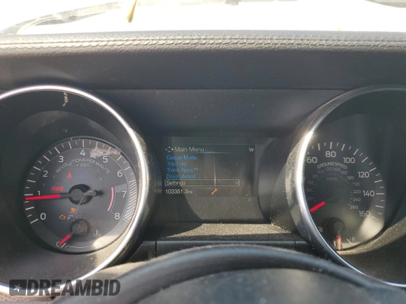 2020 Ford Mustang EcoBoost with VIN 1FA6P8TH7L5158516, listed as a Copart auction lot 52123015 with 103,351 mi miles and Salvage Title. Bid and sale history available at carsss.com. Image 9.