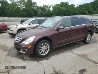 2006 Mercedes-Benz R 3.5L z VIN 4JGCB65E56A032035, wystawiony jako Copart lot #63017225 z przebiegiem 110 594 mil mil oraz Szkoda całkowita • Salvage title. Historia ofert i sprzedaży dostępna na DreamBid. Obrazek 1.