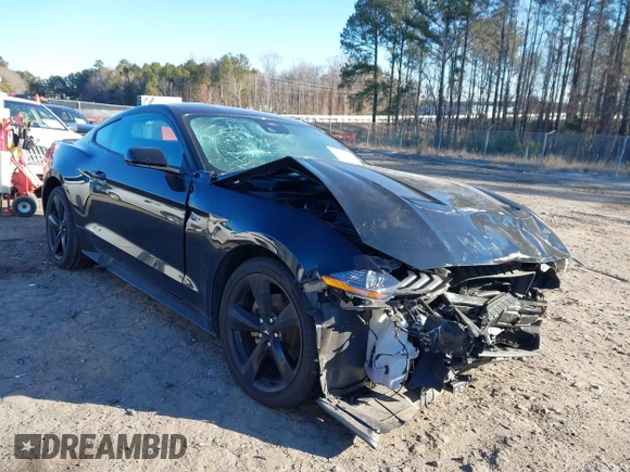 2021 Ford Mustang EcoBoost with VIN 1FA6P8TH7M5120138, listed as a IAAI auction lot 41280669 with 46,850 mi miles. Bid and sale history available at carsss.com. Image 1.