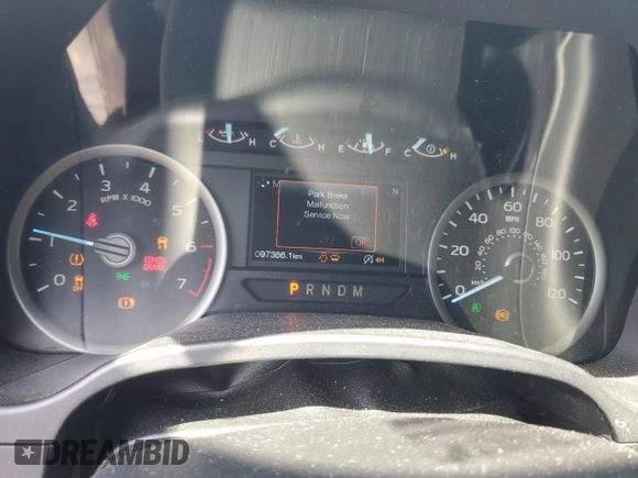 2018 Ford F-150 XL with VIN 1FTEW1E57JKF38196, listed as a Copart auction lot 62701035 with 97,366 mi miles and Salvage title. Bid and sale history available at DreamBid. Image 9.
