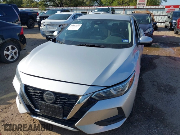 2021 Nissan Sentra SV with VIN 3N1AB8CV2MY277008, listed as a IAAI auction lot 41883845 with 54,918 mi miles. Bid and sale history available at carsss.com. Image 12.