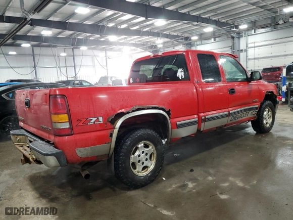 2001 Chevrolet Silverado 1500 LT with VIN 1GCEK19TX1E212461, listed as a Copart auction lot 45410455 with 228,556 mi miles and Clean Title. Bid and sale history available at carsss.com. Image 3.