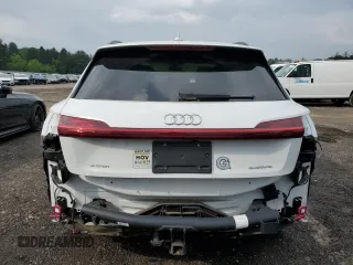 2023 Audi e-tron Premium Plus with VIN WA1LAAGE4PB003588, listed as a Copart auction lot 56502595 with 13,866 mi miles and Salvage title. Bid and sale history available at DreamBid. Image 6.