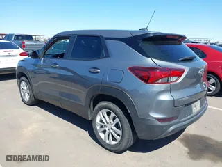 2021 Chevrolet TrailBlazer LS with VIN KL79MMS2XMB101961, listed as a IAAI auction lot 41803943 with 95,181 mi miles. Bid and sale history available at carsss.com. Image 3.