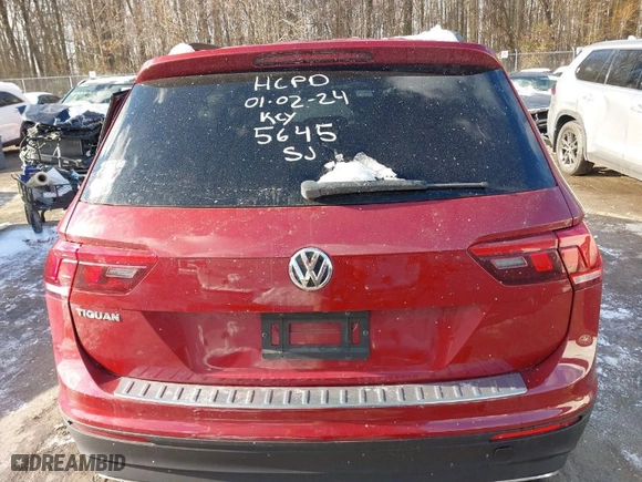 2019 Volkswagen Tiguan S with VIN 3VV1B7AX6KM075645, listed as a IAAI auction lot 41271492 with 73,663 mi miles. Bid and sale history available at carsss.com. Image 16.