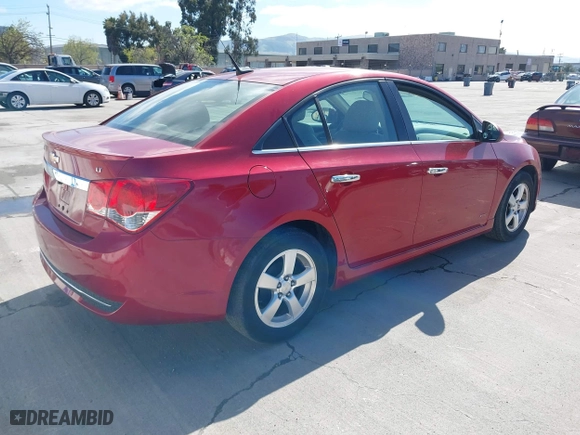 2011 Chevrolet Cruze LT w/2LT with VIN 1G1PG5S96B7182034, listed as a IAAI auction lot 41948689 with 108,321 mi miles. Bid and sale history available at carsss.com. Image 4.