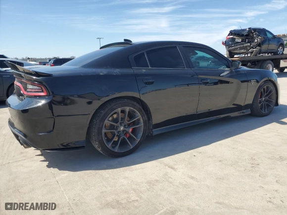 2017 Dodge Charger SRT Hellcat with VIN 2C3CDXL97HH520020, listed as a Copart auction lot 47194245 with 66,206 mi miles and Salvage Title. Bid and sale history available at carsss.com. Image 3.