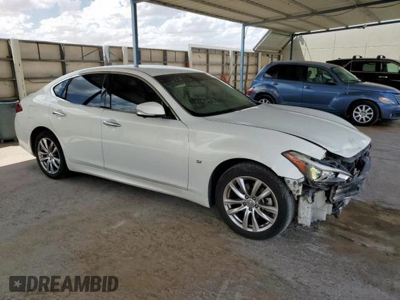 2015 Infiniti Q70 z VIN JN1BY1AP9FM541605, wystawiony jako Copart lot #59394525 z przebiegiem 164 327 mil mil oraz Szkoda całkowita • Salvage title. Historia ofert i sprzedaży dostępna na DreamBid. Obrazek 4.