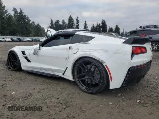2017 Chevrolet Corvette Grand Sport 2LT with VIN 1G1YY2D78H5110851, listed as a Copart auction lot 42308695 with 27,101 mi miles and Salvage Title. Bid and sale history available at carsss.com. Image 2.