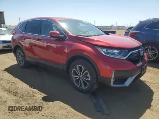 2021 Honda CR-V EX-L with VIN 2HKRW2H84MH646307, listed as a Copart auction lot 52990605 with 62,464 mi miles and Salvage Title. Bid and sale history available at DreamBid. Image 4.
