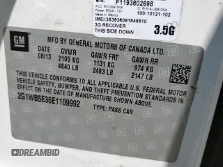 2014 Chevrolet Impala LT z VIN 2G1WB5E36E1109992, wystawiony jako Copart lot #66567375 z przebiegiem 140 824 mil mil oraz Czysty tytuł • Clean title. Historia ofert i sprzedaży dostępna na DreamBid. Obrazek 12.