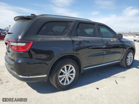 2022 Dodge Durango SXT with VIN 1C4RDHAG2NC103092, listed as a Copart auction lot 46909425 with 92,070 mi miles and Salvage Title. Bid and sale history available at carsss.com. Image 3.