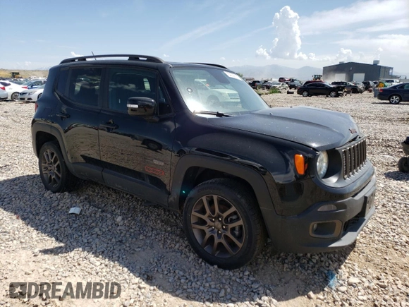 2016 Jeep Renegade Latitude with VIN ZACCJBBT3GPD87712, listed as a Copart auction lot 61393394 with 63,791 mi miles and Salvage Title. Bid and sale history available at DreamBid. Image 4.