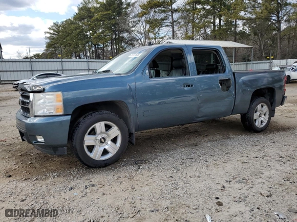 2007 Chevrolet Silverado 1500 LTZ with VIN 2GCEK13M071624464, listed as a Copart auction lot 41727645 with 188,180 mi miles and Salvage Title. Bid and sale history available at carsss.com. Image 1.