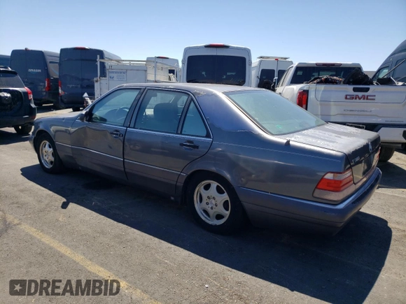 1997 Mercedes-Benz S-Class with VIN WDBGA51GXVA362521, listed as a Copart auction lot 69005184 with 124,444 mi miles and Clean Title. Bid and sale history available at carsss.com. Image 2.