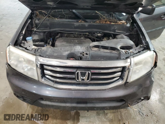 2014 Honda Pilot LX with VIN 5FNYF4H25EB030523, listed as a Copart auction lot 86797094 with 159,606 mi miles and Salvage Title. Bid and sale history available at DreamBid. Image 14.