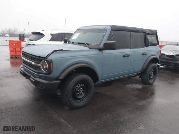 2023 Ford Bronco with VIN 1FMDE5BH2PLA98570, listed as a IAAI auction lot 41597267 with 10,261 mi miles. Bid and sale history available at carsss.com. Image 17.