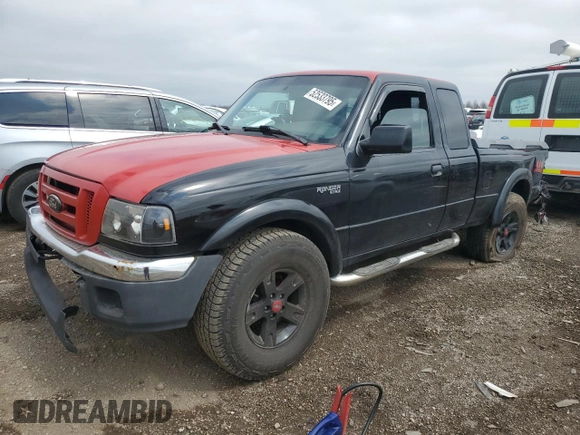 2002 Ford Ranger XL Fleet with VIN 1FTZR45E12TA71296, listed as a Copart auction lot 52533795 with 166,708 mi miles and Salvage Title. Bid and sale history available at DreamBid. Image 1.