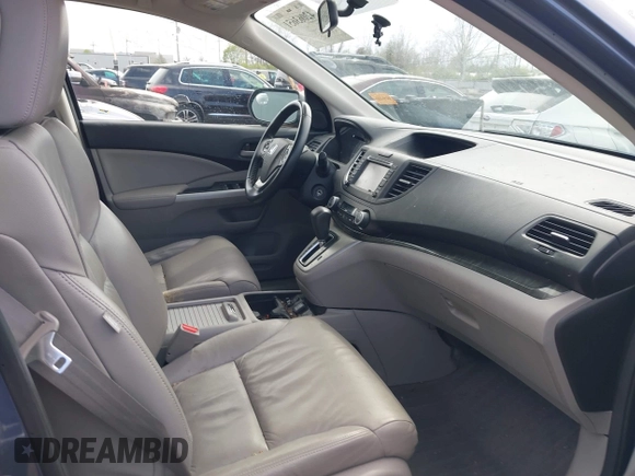2013 Honda CR-V EX-L z VIN 2HKRM4H76DH677471, wystawiony jako IAAI lot #42063651 z przebiegiem 118 820 mil mil oraz . Historia ofert i sprzedaży dostępna na DreamBid. Obrazek 5.