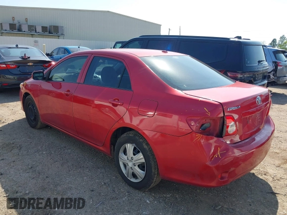 2009 Toyota Corolla with VIN JTDBL40E19J045006, listed as a IAAI auction lot 41856715 with 235,042 mi miles. Bid and sale history available at carsss.com. Image 3.