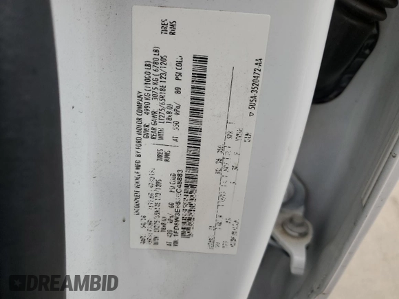 2018 Ford F-350 with VIN 1FD8W3E66JEC48883, listed as a Copart auction lot 44500174 with 204,881 mi miles and Salvage title. Bid and sale history available at DreamBid. Image 12.