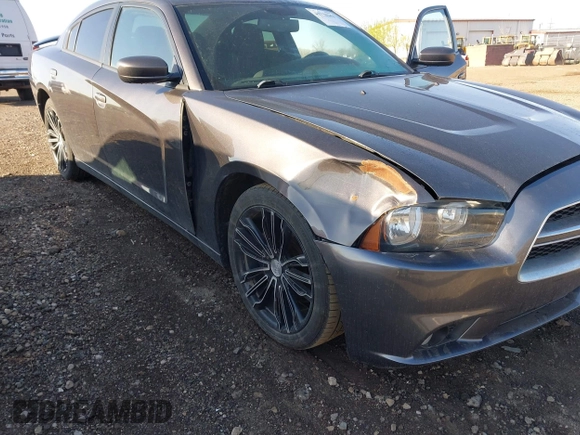 2013 Dodge Charger SXT with VIN 2C3CDXHG3DH593614, listed as a IAAI auction lot 42138282 with 174,243 mi miles. Bid and sale history available at carsss.com. Image 6.