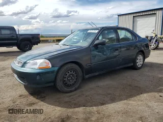 1998 Honda Civic LX with VIN 1HGEJ6673WL011044, listed as a Copart auction lot 69287544 with 172,822 mi miles and Salvage Title. Bid and sale history available at carsss.com. Image 1.