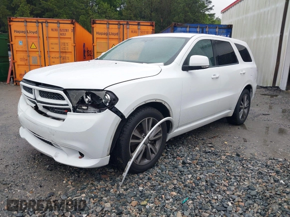 2013 Dodge Durango R/T with VIN 1C4SDHCT6DC672487, listed as a IAAI auction lot 42242172 with 185,074 mi miles and . Bid and sale history available at DreamBid. Image 2.