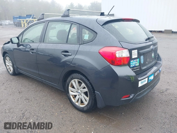 2016 Subaru Impreza Premium with VIN JF1GPAB67G8265968, listed as a IAAI auction lot 42178364 with 116,504 mi miles and . Bid and sale history available at DreamBid. Image 3.