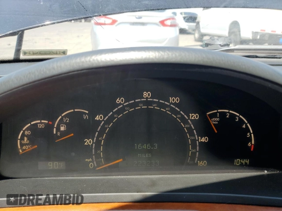 2004 Mercedes-Benz S-Class 4.3L with VIN WDBNG70J54A392247, listed as a Copart auction lot 69625334 with 223,233 mi miles and Salvage Title. Bid and sale history available at carsss.com. Image 9.