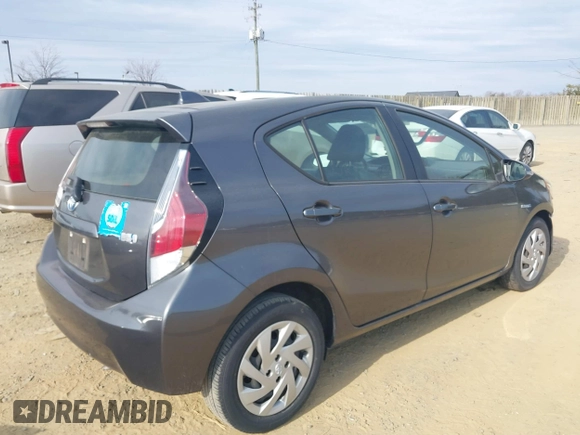 2015 Toyota Prius One with VIN JTDKDTB34F1103091, listed as a IAAI auction lot 41716979 with 67,473 mi miles and . Bid and sale history available at DreamBid. Image 4.