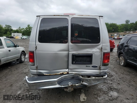2014 Ford Econoline Cargo Commercial with VIN 1FTSS3EL1EDA58657, listed as a Copart auction lot 62948124 with Not Provided miles and Salvage Title. Bid and sale history available at DreamBid. Image 6.