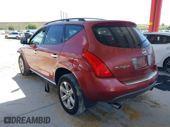 2007 Nissan Murano SL with VIN JN8AZ08W17W646257, listed as a IAAI auction lot 41935488 with 202,225 mi miles and . Bid and sale history available at DreamBid. Image 3.