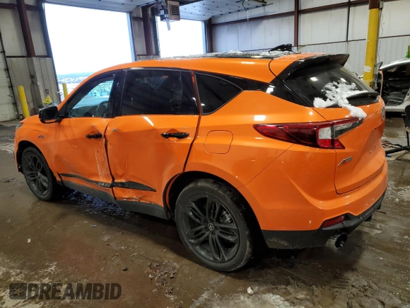 2021 Acura RDX w/Advance Package with VIN 5J8TC2H75MY000277, listed as a Copart auction lot 38392764 with 35,925 mi miles. Bid and sale history available at carsss.com. Image 2.