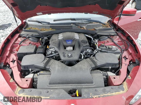 2014 Maserati Ghibli S Q4 with VIN ZAM57RTA7E1128937, listed as a Copart auction lot 54492205 with 79,897 mi miles and Salvage title. Bid and sale history available at DreamBid. Image 11.