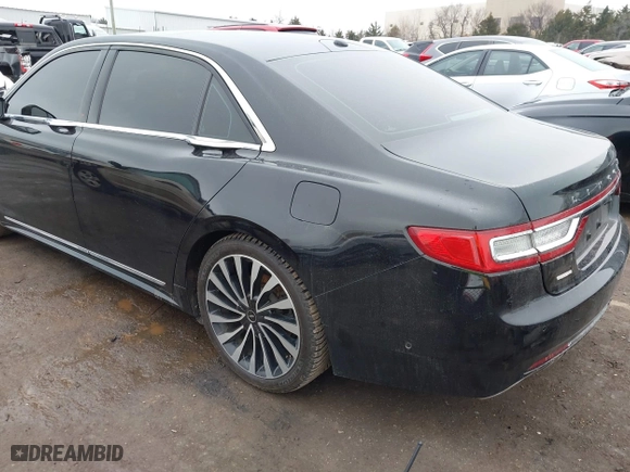 2017 Lincoln Continental Black Label with VIN 1LN6L9BC7H5620318, listed as a IAAI auction lot 41506515 with 97,563 mi miles. Bid and sale history available at carsss.com. Image 3.