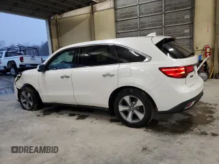 2014 Acura MDX with VIN 5FRYD3H20EB007116, listed as a Copart auction lot 44325805 with 89,669 mi miles and Salvage Title. Bid and sale history available at carsss.com. Image 2.