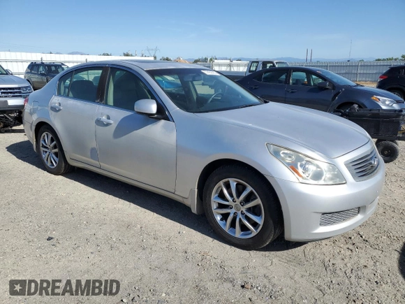 2007 Infiniti G35 Journey with VIN JNKBV61E47M704792, listed as a Copart auction lot 57452365 with Not Provided miles and Clean Title. Bid and sale history available at DreamBid. Image 4.