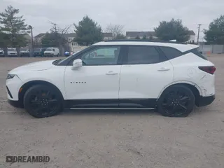 2019 Chevrolet Blazer RS with VIN 3GNKBJRSXKS687147, listed as a IAAI auction lot 41786346 with 97,751 mi miles. Bid and sale history available at carsss.com. Image 14.